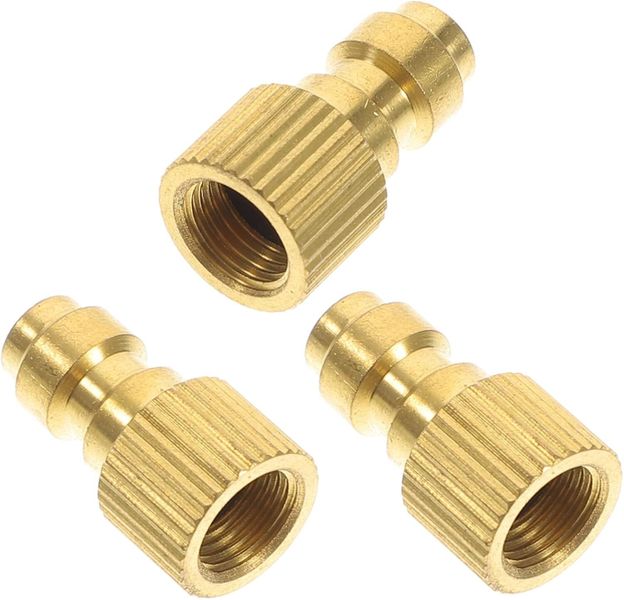 3pcs Tire Inflator Pump Adapter High Pump Bike Air Connector Valve Adapter