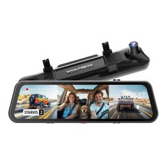 WOLFBOX G900 TriPro Dash Cam - 4K Front + 2.5K Rear + 1080P Cabin Cameras