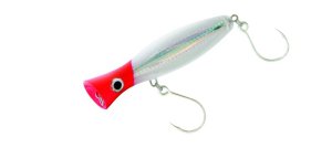 Rattler Fishing Popper Lure 12cm 43g Colour Red &amp; White