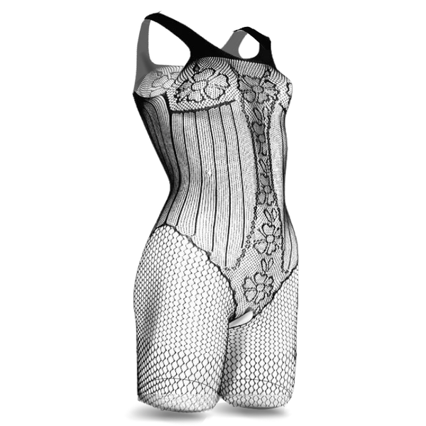 She-Woolf "Extravaganza" - Elegant Noir Hosiery