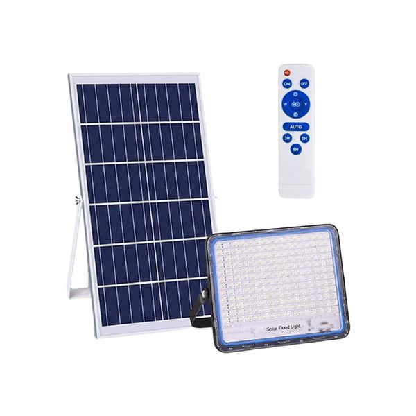 600W Solar Powered LED Flood Light With Panel And Remote JT-BS-600W-TF