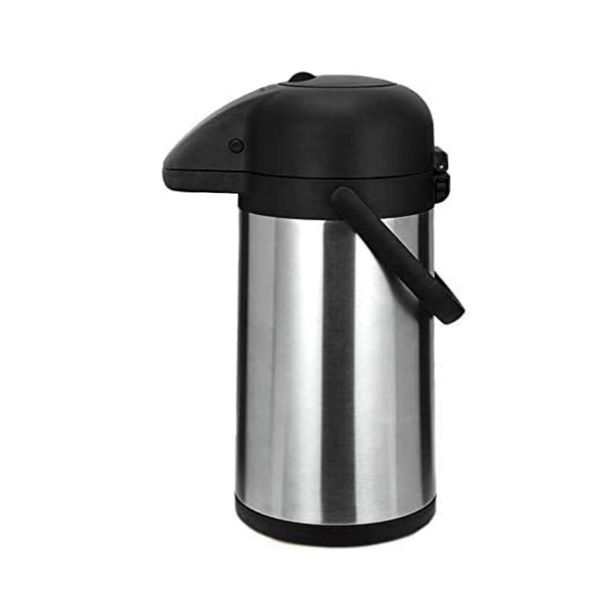 2.2L Airport Stainless Steel Vacuum Flask with Pump / Thermos / Urn