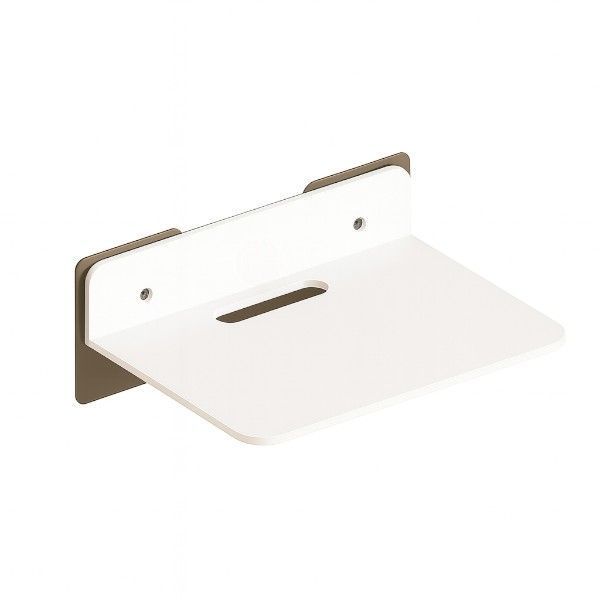 Wall-Mounted Carbon Steel Camera Shelf - Medium - White