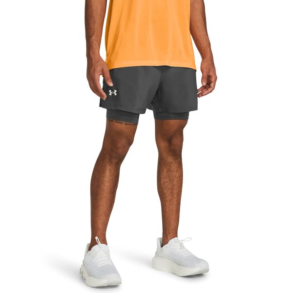 Under Armour Men's Launch 5-Inch 2-In-1 Shorts - Castlerock