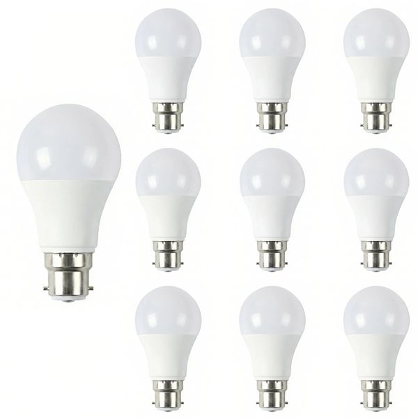 10-Pack AIYI 9W A60 B22 LED Bulb AY398-077