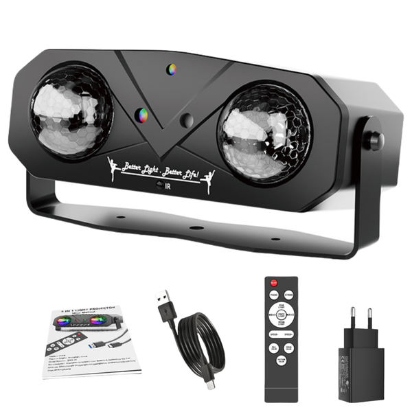 Party Lights DJ Disco Light, Disco Ball Stage Light Star Projector for Club