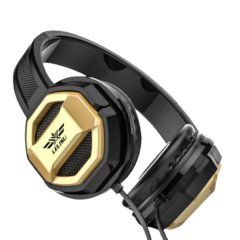 LELISU - LS-802 - Headphones With External Noise Minimization - Black,Gold