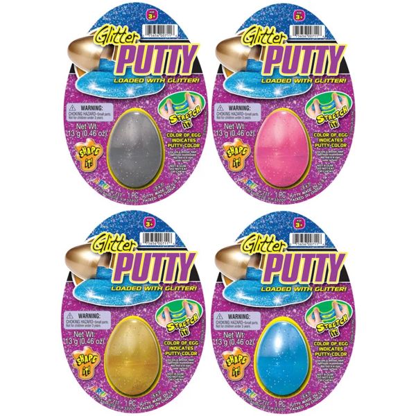 Ja-Ru Glitter Putty (4 Assorted) - Blind Box