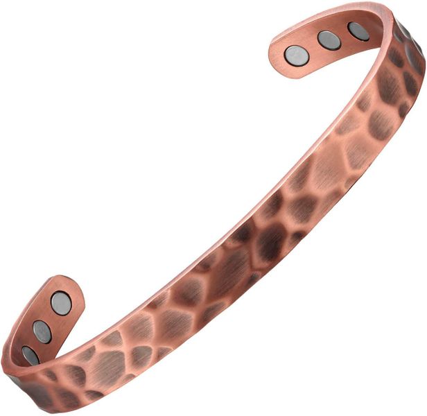 Copper Health Bracelet for Men and Women, Magnetic Pure Copper Bangle