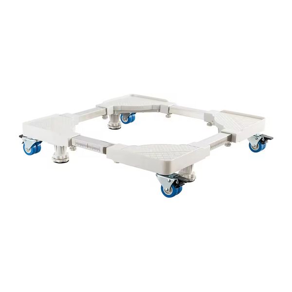 Heavy-Duty Movable Adjustable Base Washing Machine Stand Locking Casters