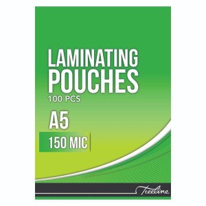 Treeline Laminating Pouches150 Micron A5 154 x 216mm - Box of 100