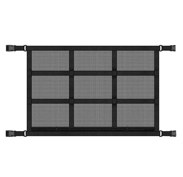 Car Roof Storage Organizer Ceiling Cargo Net Pocket with Zipper Buckle