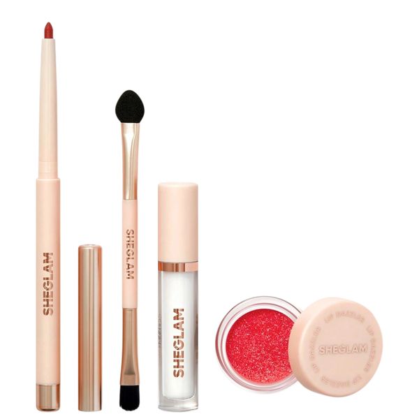 SHEGLAM Lip Dazzler Glitter Kit - Glitter Lip Gloss &amp; Liquid Lipstick Set