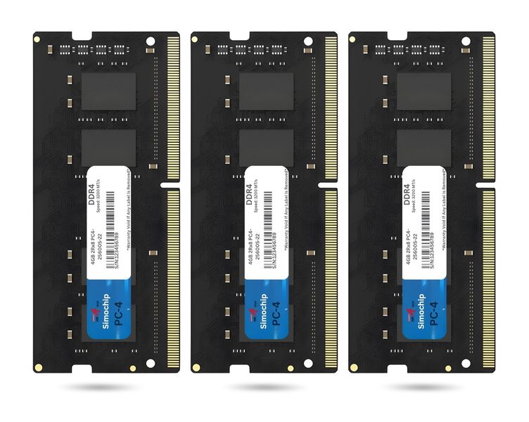 DDR4- 4GB RAM For Laptop ,Notebook , All in computers RAM Memory (DDR4) X 3