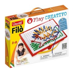 Quercetti - Filo Lacing Board: Threading &amp; Pattern Design Activity for Kids