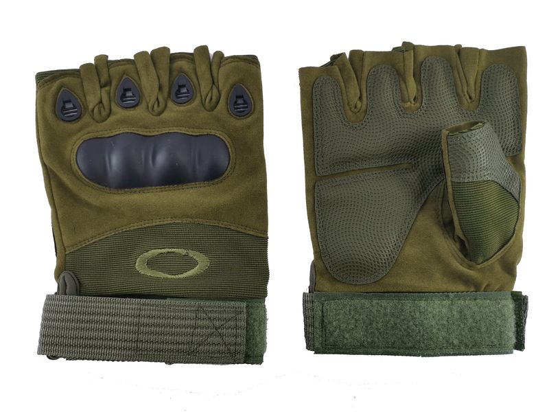 Tactical Gloves Half Fingers Military Green