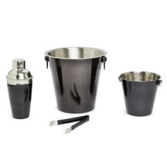 George &amp; Mason - 4 Piece Stainless Steel Bar Set