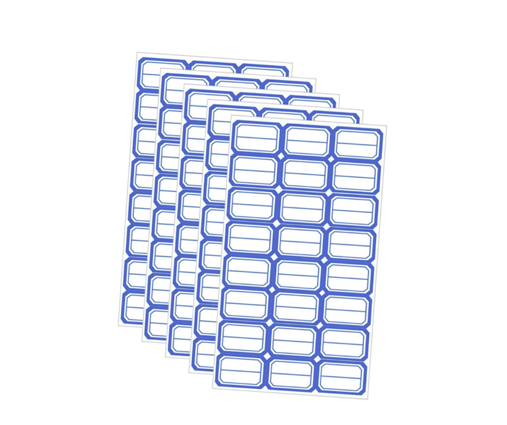 50Sheets 24 Line Label Stickers Self-Adhesive Writable School Book