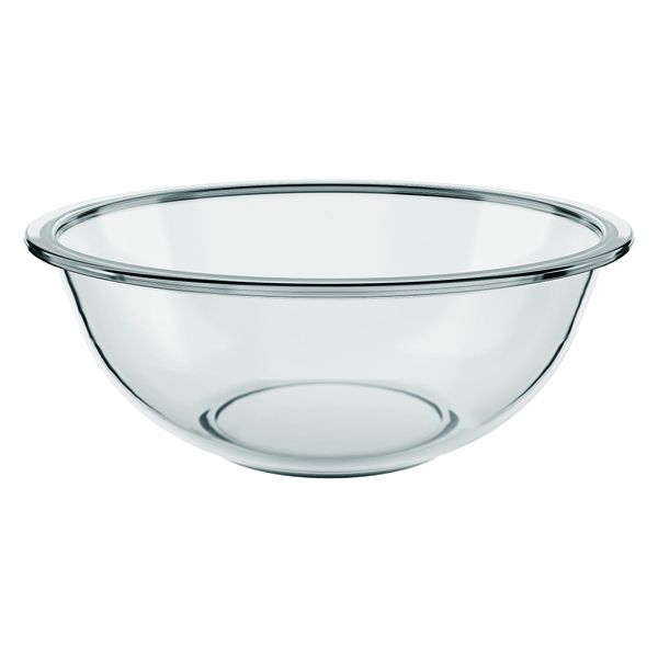 Marinex Glass Mixing Bowl with Plastic Lid, 1.5L