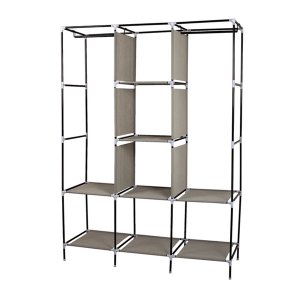 Storage Wardrobe Closet - Brown