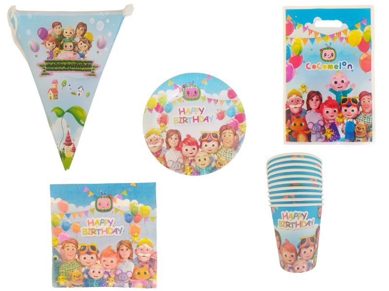 Coco Melon Party Decorations - 51 Pieces - Birthday Decor