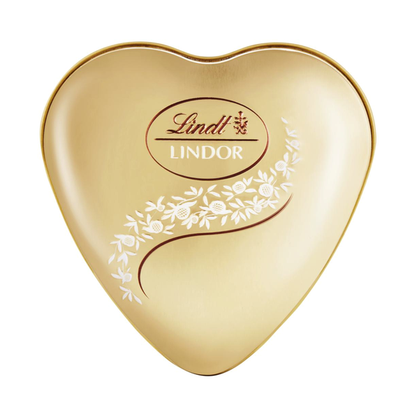 Lindt Lindor Heart Tin Assorted Truffles 50g