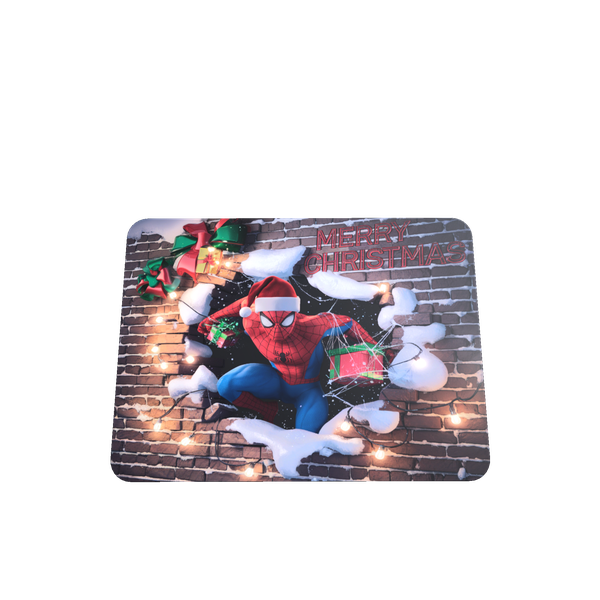 Spider-Man 3D Break-Through Christmas Mouse Pad - Perfect Gift for Fans