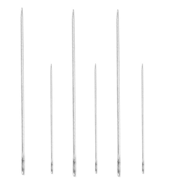 Craft Long &amp; Large Stainless Steel Hand Sewing Needle kit Set of 2 (6pcs)