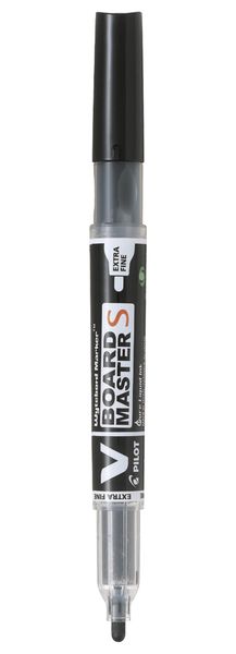 Pilot V-Board Master S Extra Fine Black Whiteboard Marker - Box of 12 Black