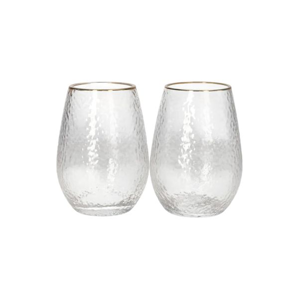 Stemless Cocktail Glasses - 7.5cm - Set of 2