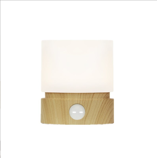 Timer Night Light, Compact LED Bedroom Lamp, Bedside Table Light