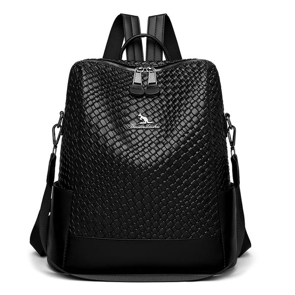 High-End Soft Leather Backpack