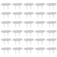 50Pcs Anti Electric Shock Plugs Protector Cover Cap Two holes