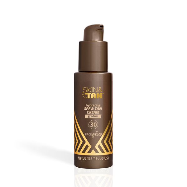 Skin &amp; Tan Face Glow Advanced Hydrating SPF &amp; Tan Cream 30ml