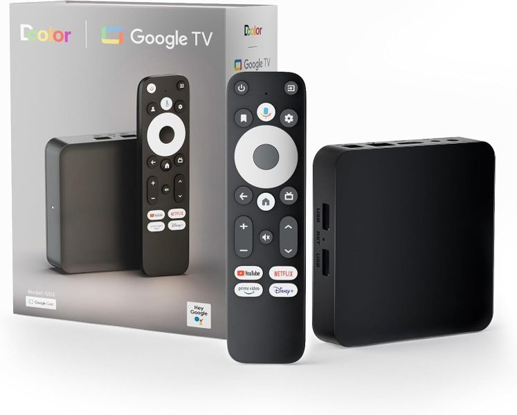 Dcolor GD2 4K Ultra HD Android TV Box with Google &amp; Netflix Certification