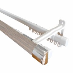 33mm Half Round/ Double Track 1.5m - Sea Mist