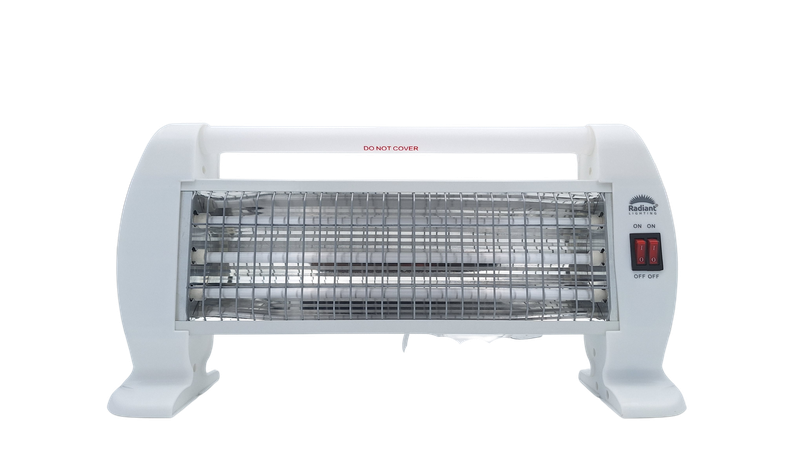 Radiant 1200 W Portable Electric Floor Heater - 3 Bar Quartz