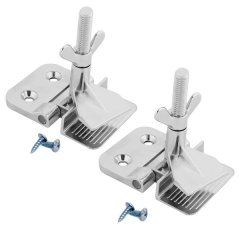 Tool DIY Stainless Steel Butterfly Frame Hinge Clamps Set of 2 - 8.4cm