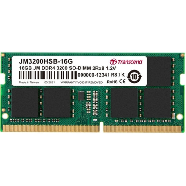 Transcend 16GB DDR4 3200MHz Laptop RAM - TS3200HSB-16G SO-DIMM