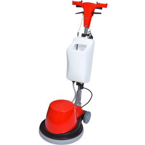 Kingfisher Floor Polisher Scrubber Machine With 15l Tank &amp; Soft/Hard Brush