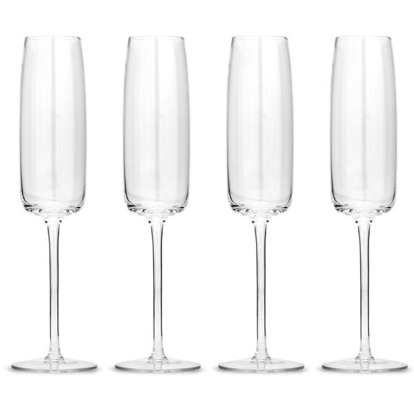 Carrol Boyes Champagne Flute Set of 4 - Ripple