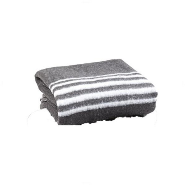 Supa-Chew Woven Blanket Grey / Striped - 100x150cm