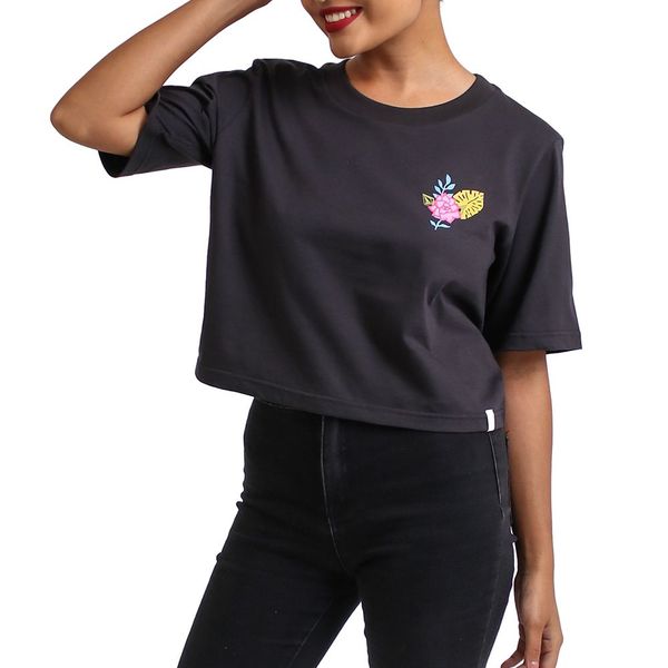 Volcom-Pocket Dial Ss Tee-Black Vintage