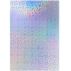 Printable Vinyl Sticker Paper A4 Adhesive - Rainbow Typhoon Eye (10 Sheets)