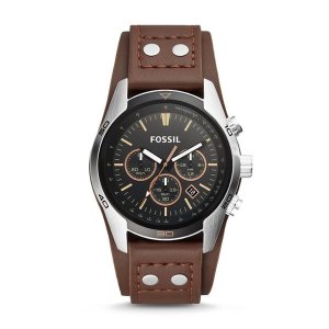 Fossil Men's Coachman Brown Leather Watch - CH2891