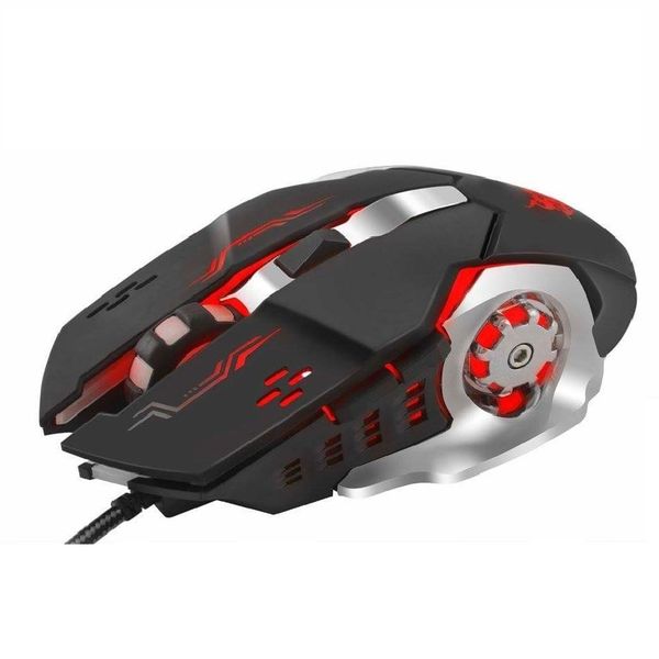 DW JITE-09 Wired RGB Gaming Mouse White