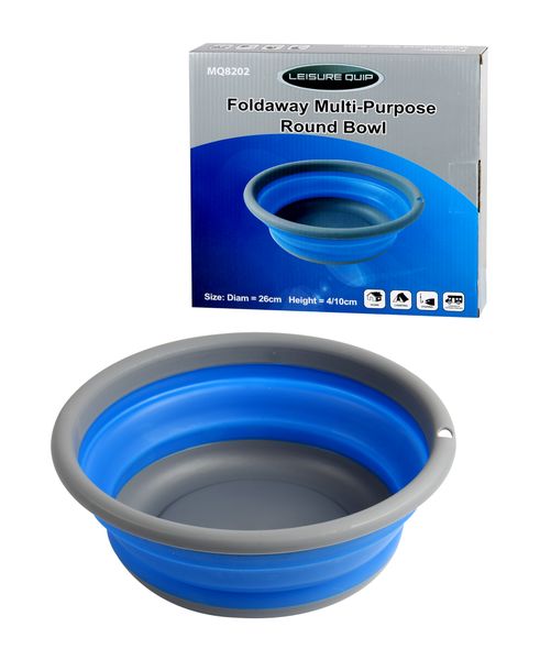 Leisure-Quip - Foldaway Multi-Purpose Round Bowl - 26cm - Plastic
