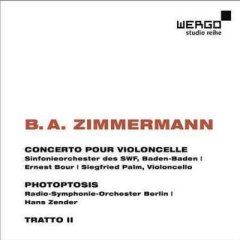 B.A. Zimmermann: Concerto Pour Violoncelle/Photoptosis/Tratto II (CD / Album)