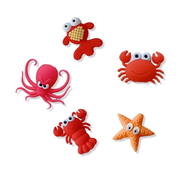 5pcs Sea Animal Cable IOS &amp; Android USB &amp; Headset Charger Protectors Set