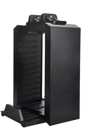 Multifunctional Storage Stand For PlayStation 4 - Black